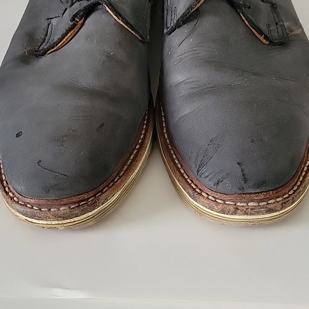 Allen Edmonds men's gray Cove Drive lace up shoes sz 13